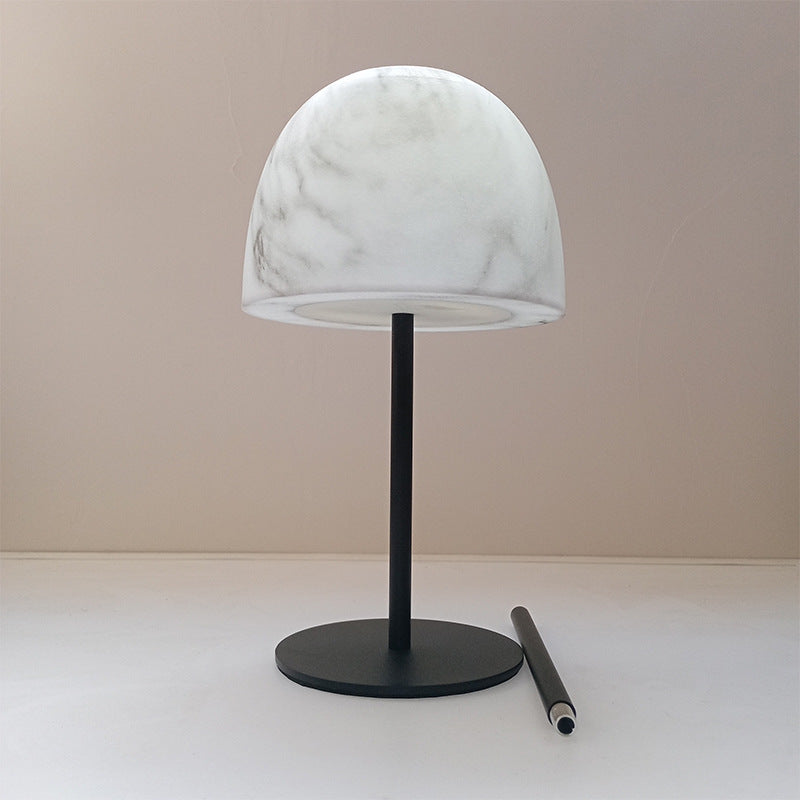Marble Pattern Rechargeable Touch Table Lamp