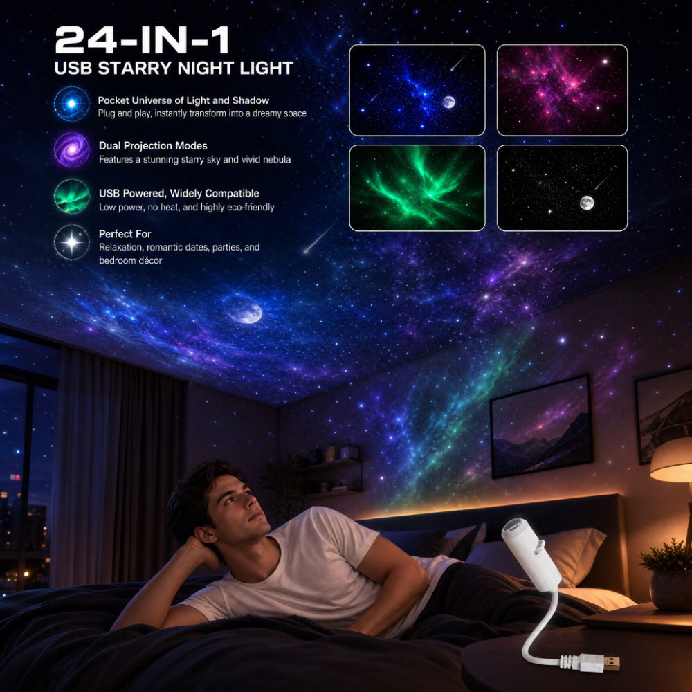 Projector starlight lamp