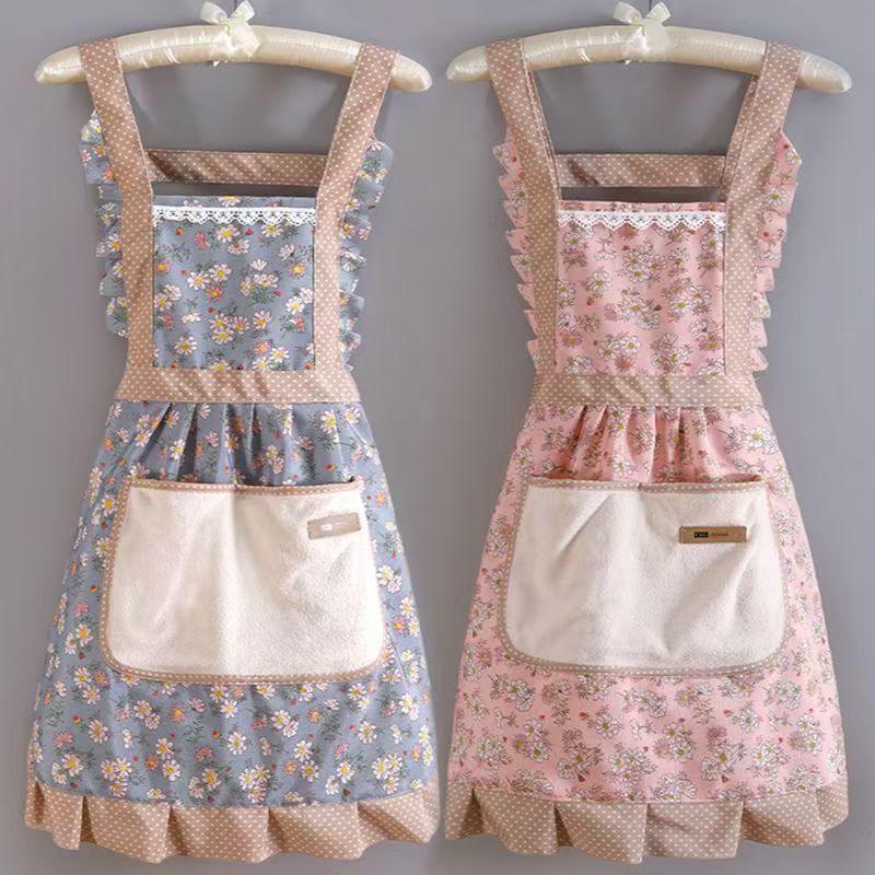 Lightweight Cotton Princess Apron for Women