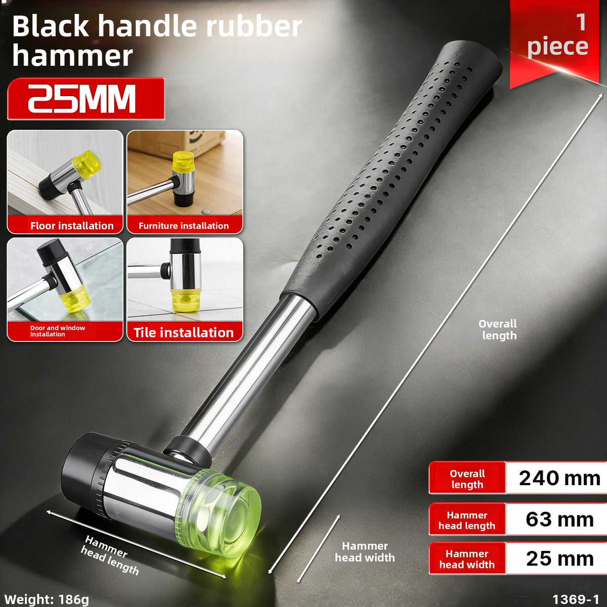 Floor Gap Tightener with Suction Cup for Wood and Tile Repair