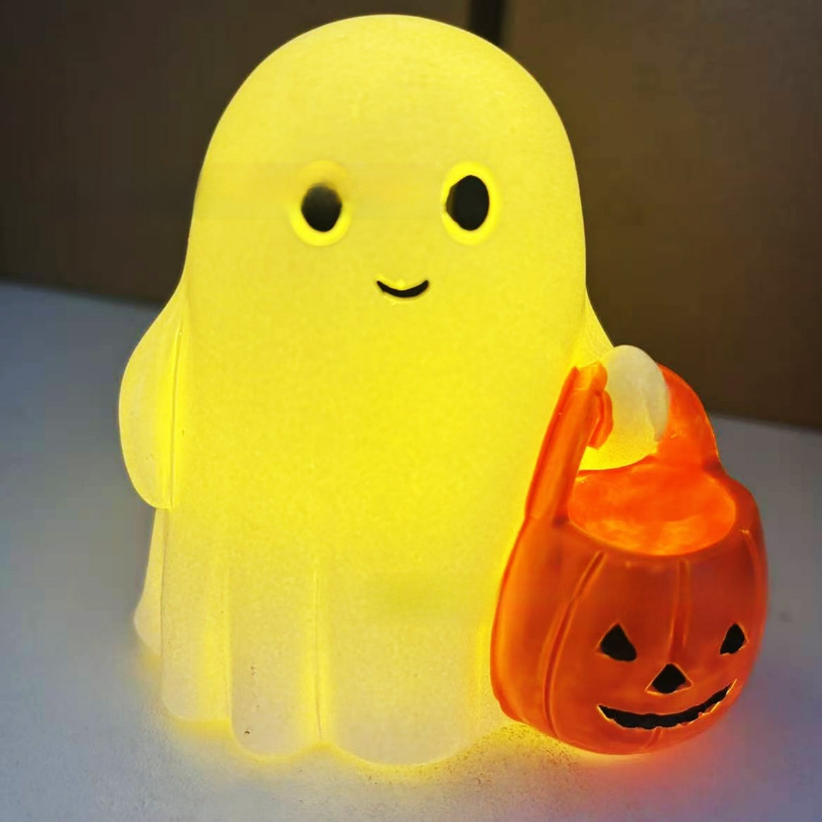Halloween Cute White Ghost Resin Ornament Party Decoration