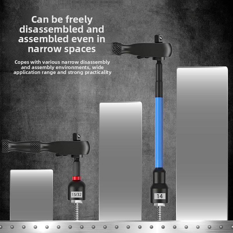 Impact Socket Wrench Set with Magnetic Bits
