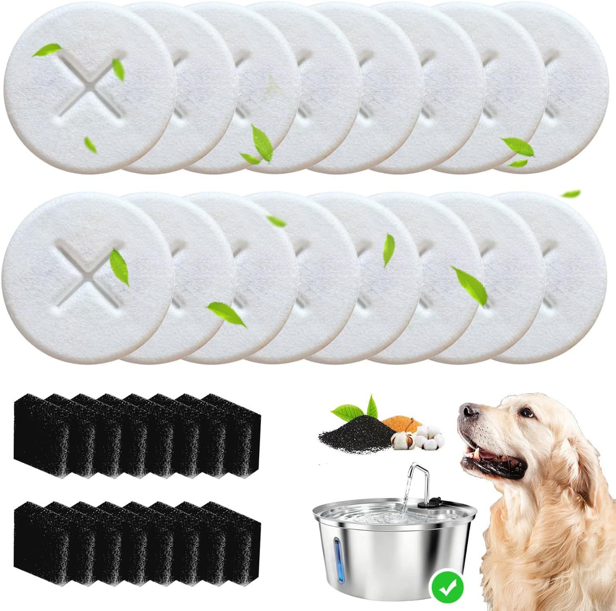 Pet Water Fountain Replacement Filter Cartridge