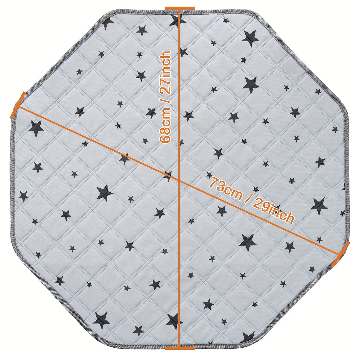 Washable Octagonal Dog Cage Mat