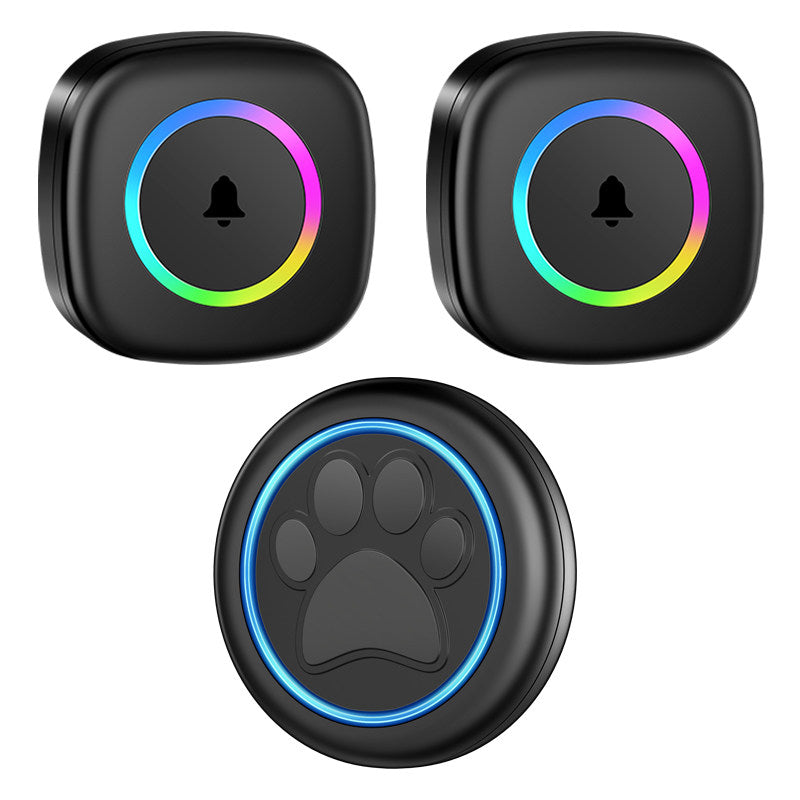 Waterproof pet touch wireless doorbell color