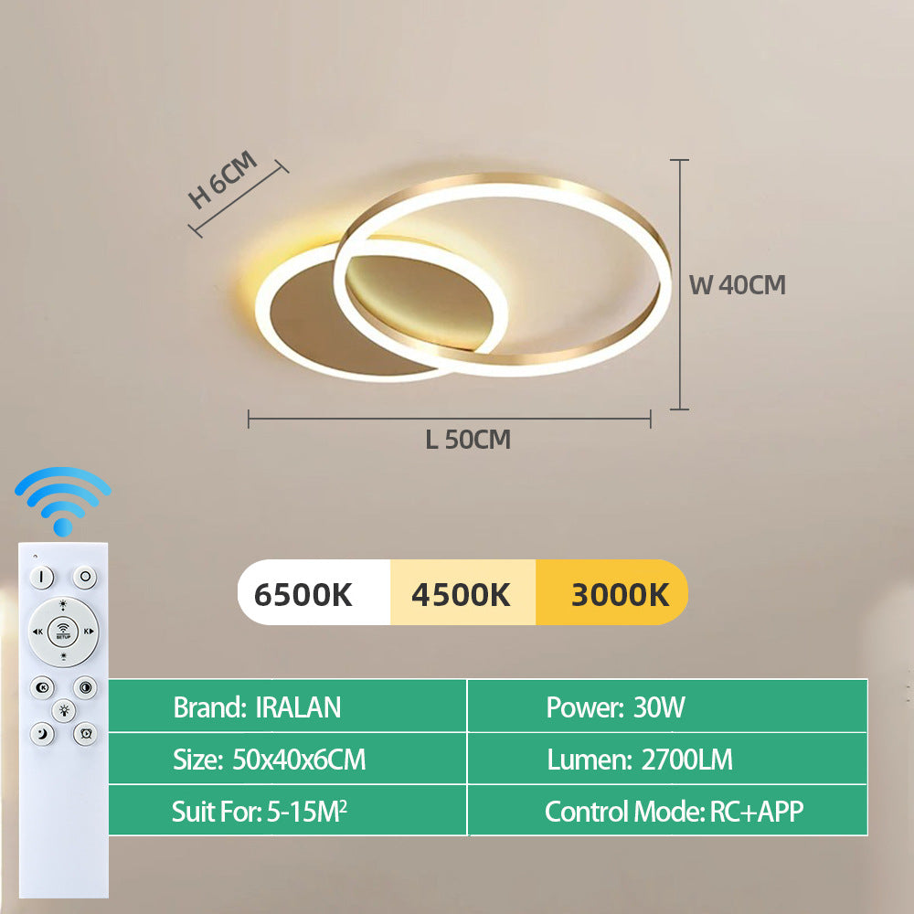 Round Creative Living Room Ceiling Light