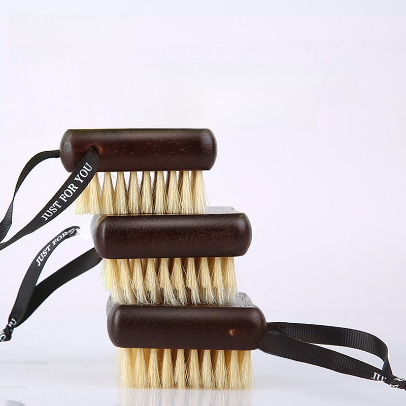 Boar Bristle Bath Body Brush with Short Handle