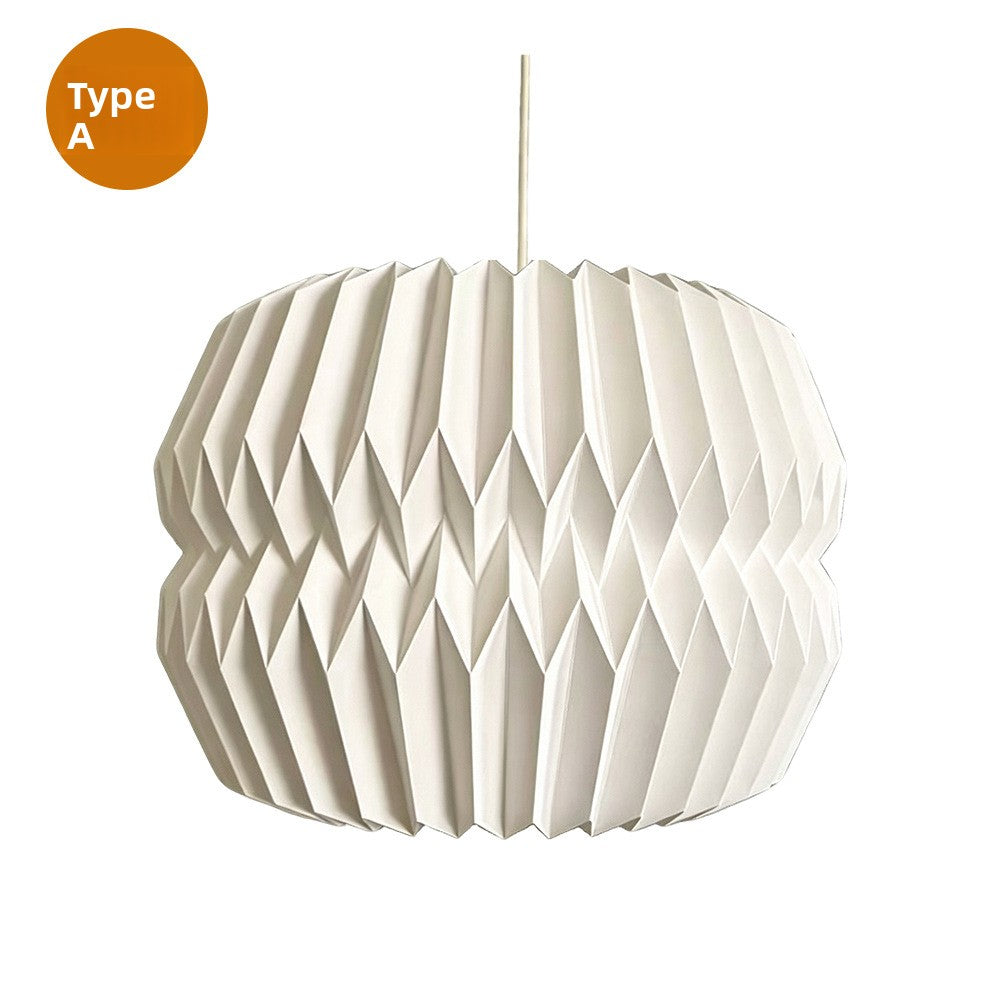 Foldable Paper Pendant Lamp Shade Creative Home Lighting