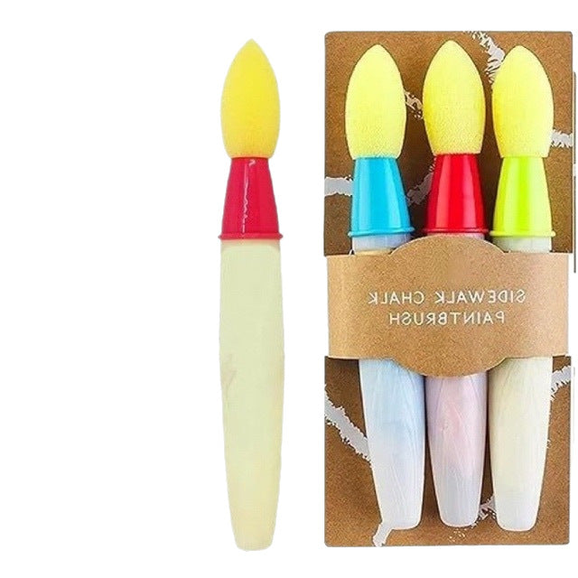 Sidewalk Chalk Paint Brush Set