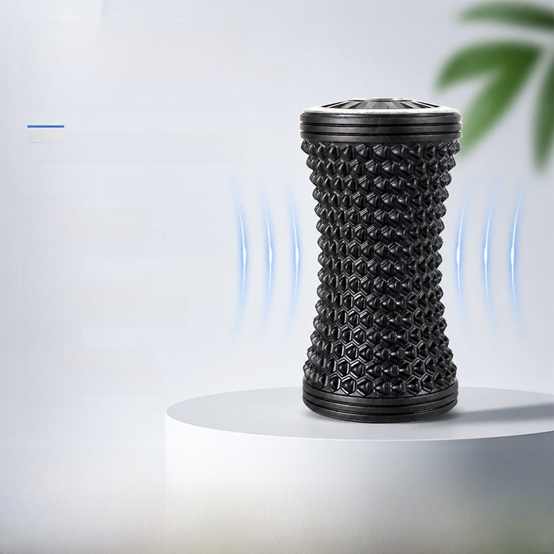 Rolling vibration massage shaft