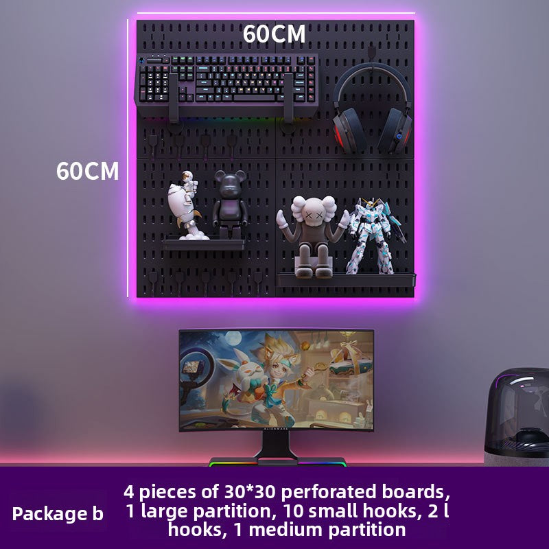 Perforated plastic board