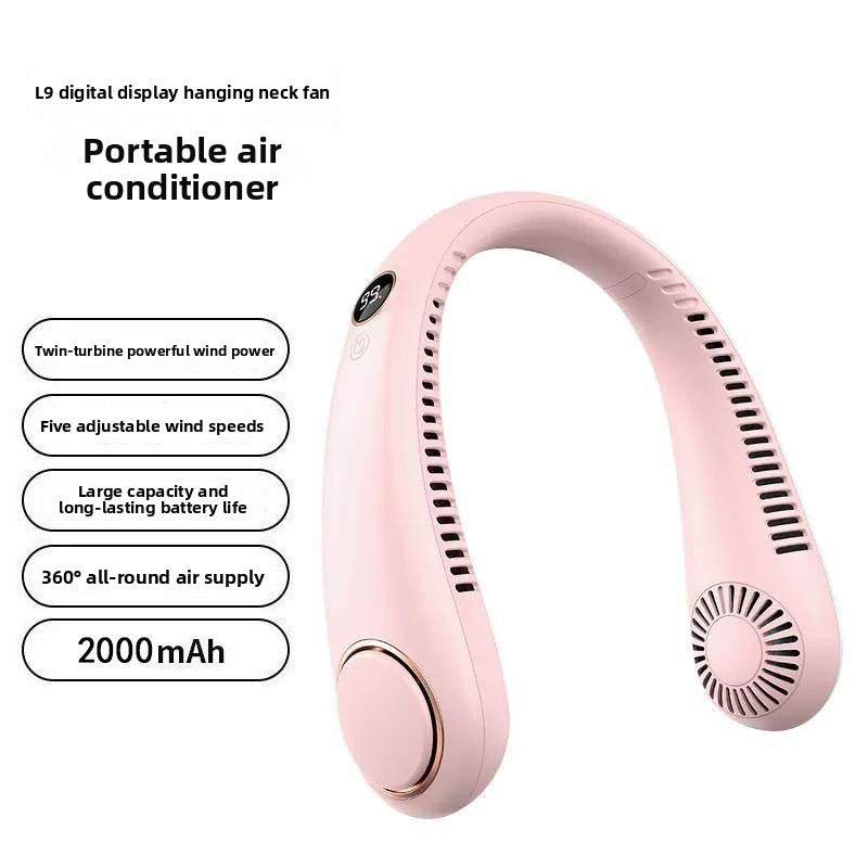 Portable USB Rechargeable Bladeless Neck Fan