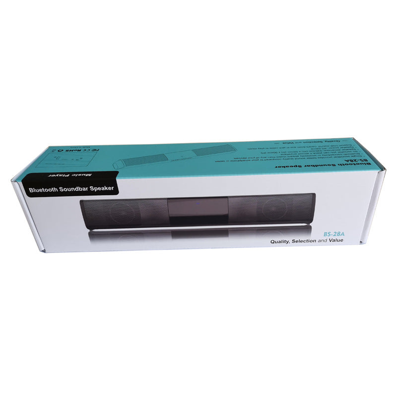 Long Soundbar Bluetooth Speaker with Subwoofer, Remote Control