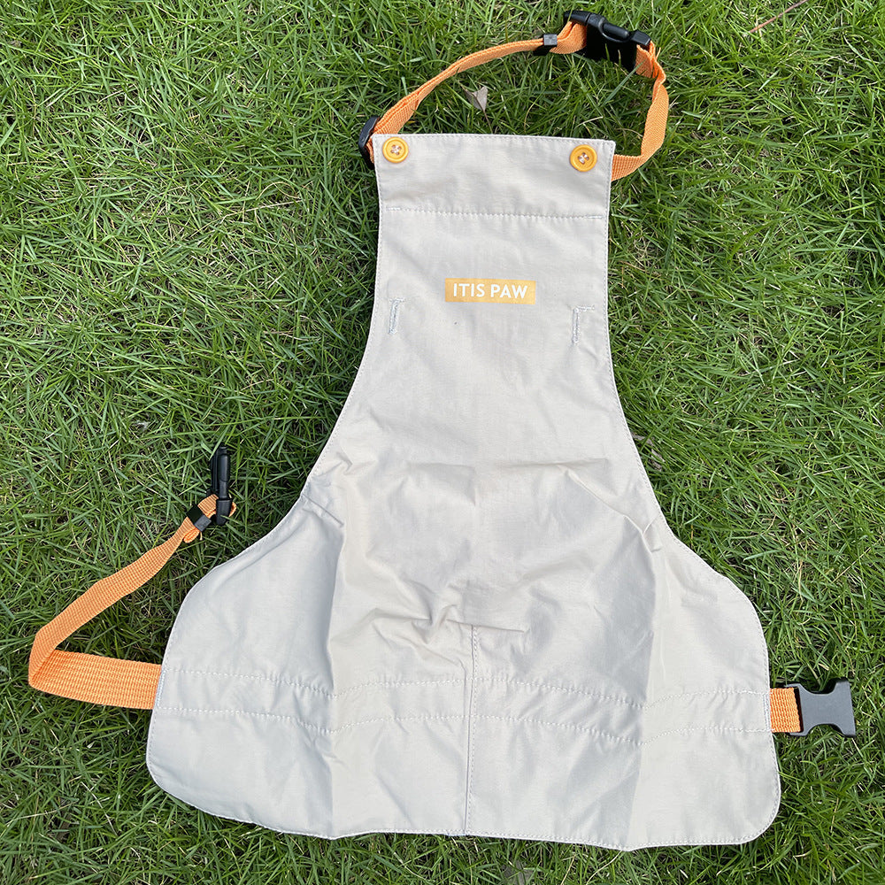 Adjustable Waterproof Pet Dog Cat Bellyband Outdoor Anti-Dirty Chest Protector