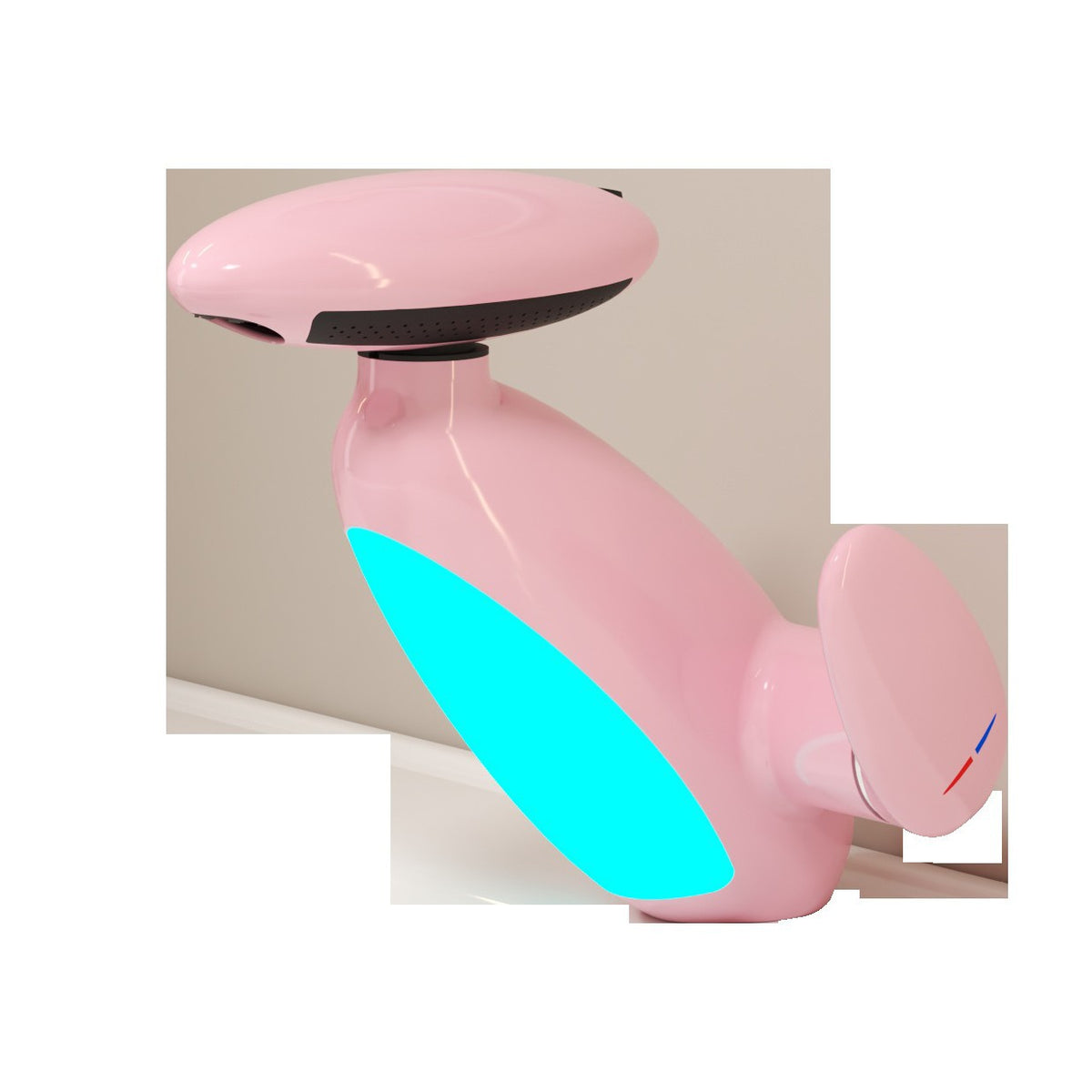 Penguin Pull-Out Faucet with Ambient Light for Bathroom Sink