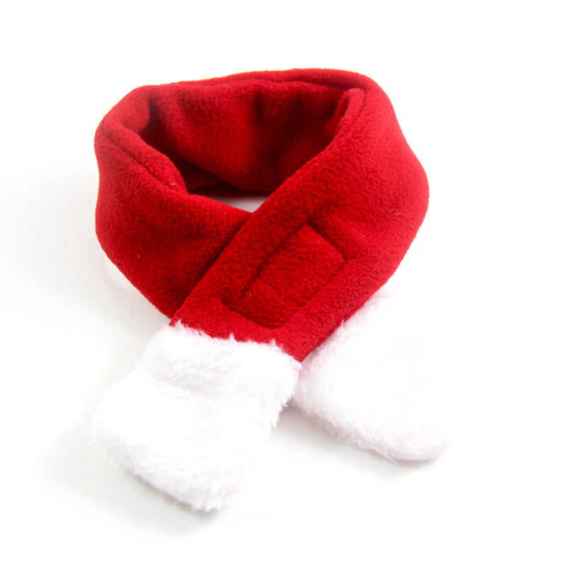 Pet Christmas Scarf Hat