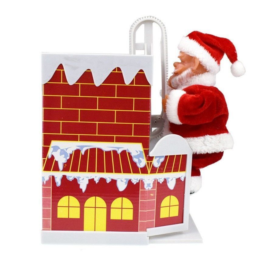 Electric Climbing Santa Claus Toy