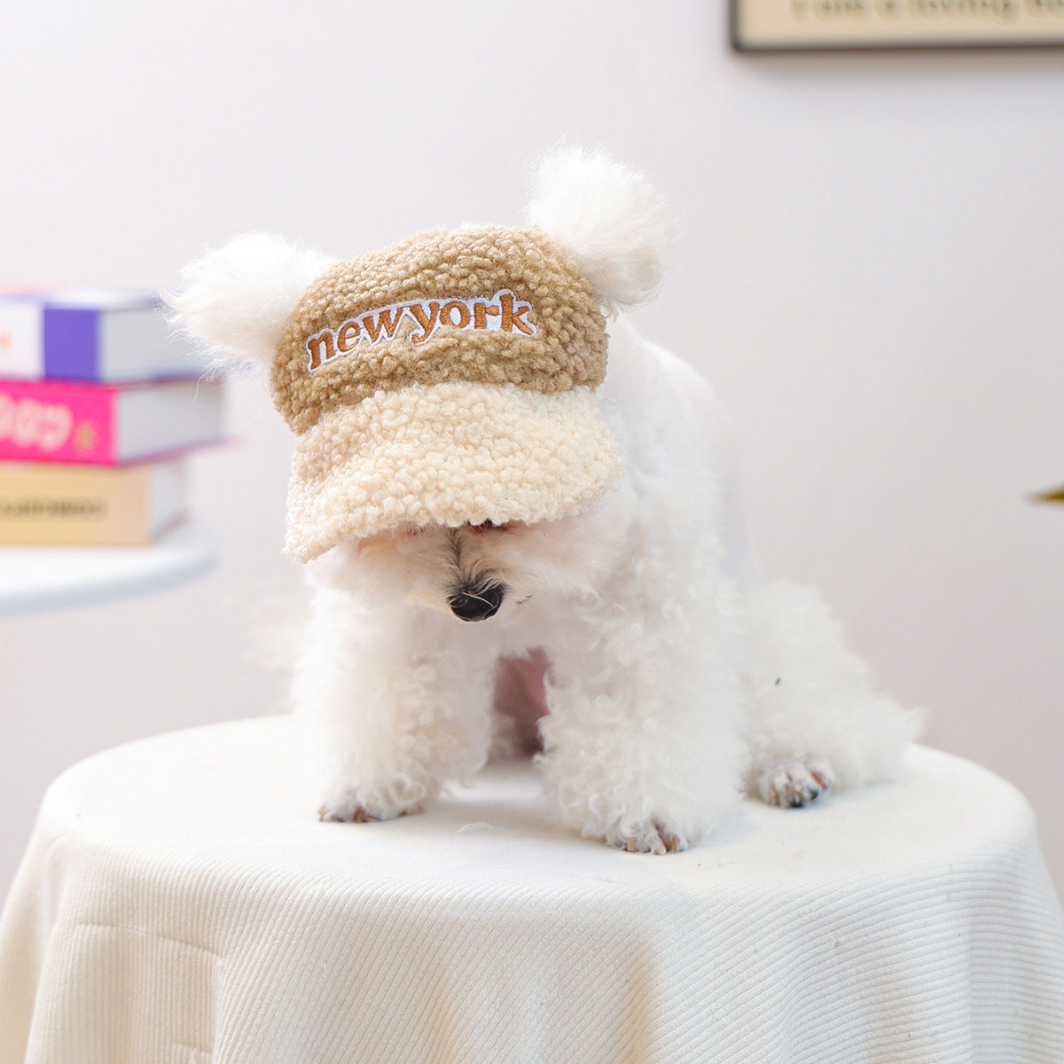 Cat and dog sun protection hat