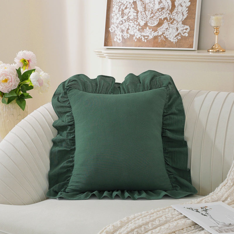 Solid color sofa throw blanket