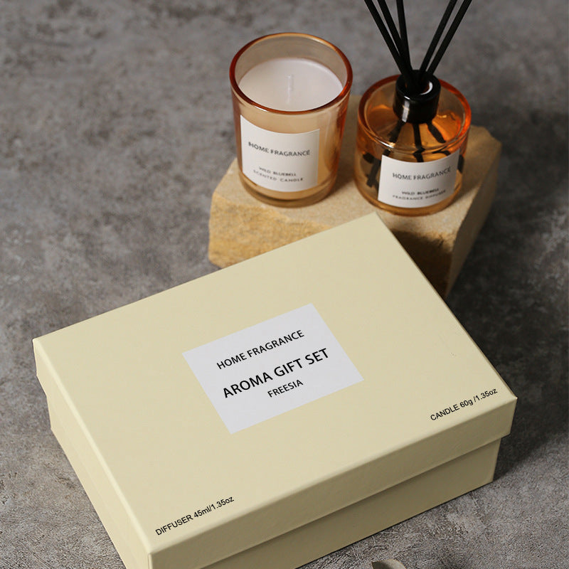 Flameless Aromatherapy Candle Set with Long-Lasting Fragrance