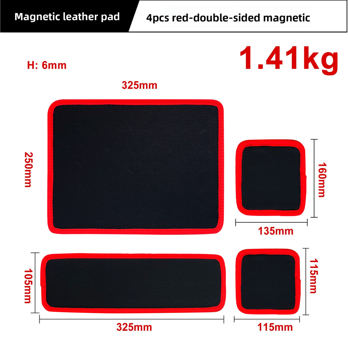 High-performance magnetic tool storage pad