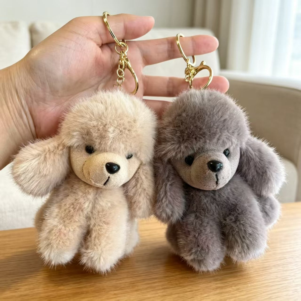 Scented Plush Dog Keychain Pendant