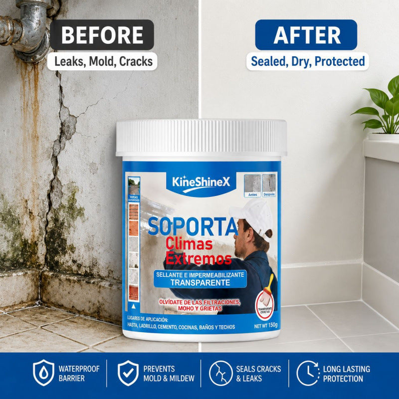 Transparent Waterproof Adhesive for Roof and Wall Repair