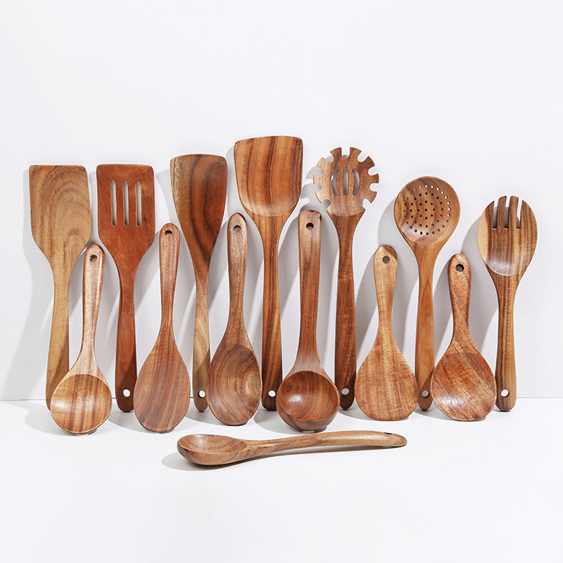 Wooden Rice Ladle Spoon