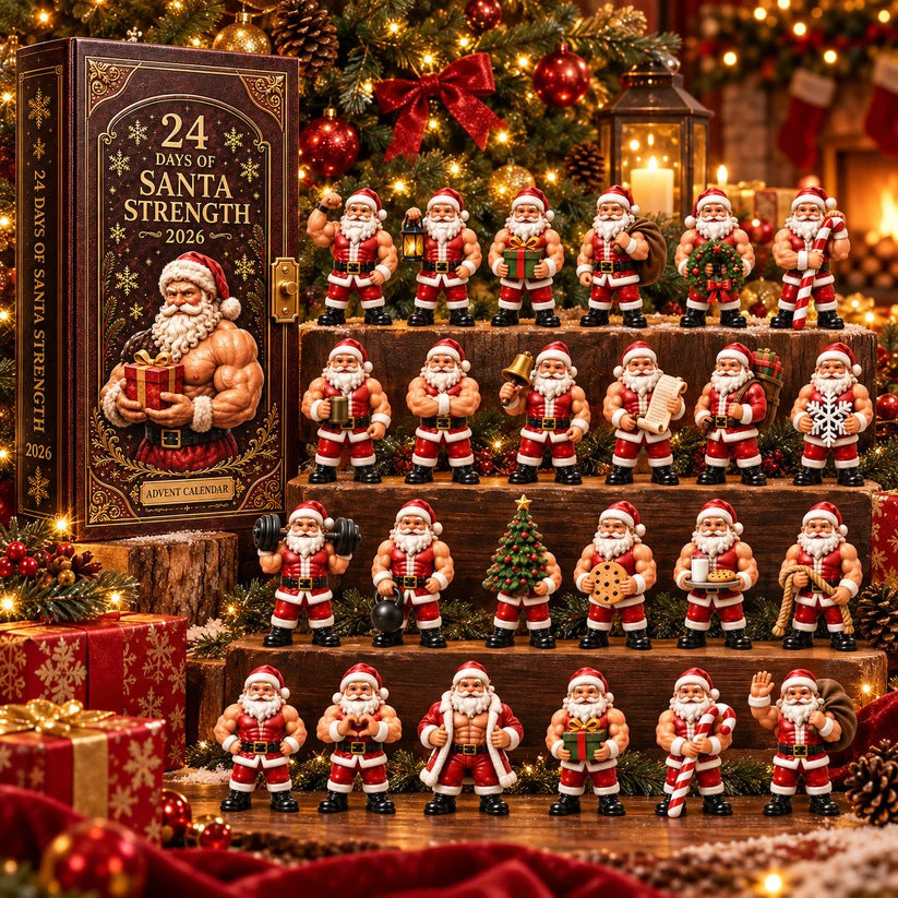 Christmas Advent Calendar Acrylic Blind Box Decoration Collectible Toy