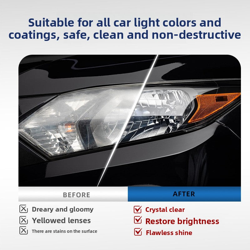 Headlight Restoration Agent for Yellowing Repair and Lens Brightening