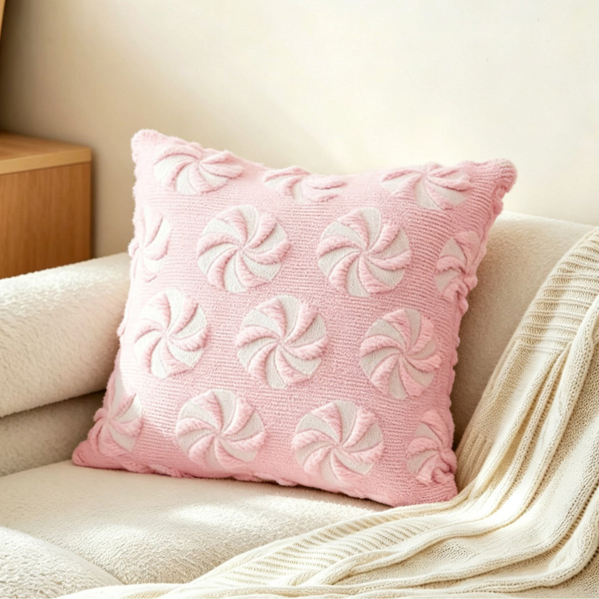 Christmas Themed Retro Cushion Cover