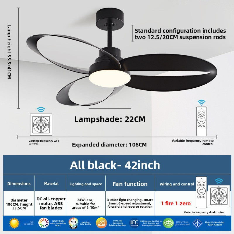 Modern Ceiling Fan with LED Light