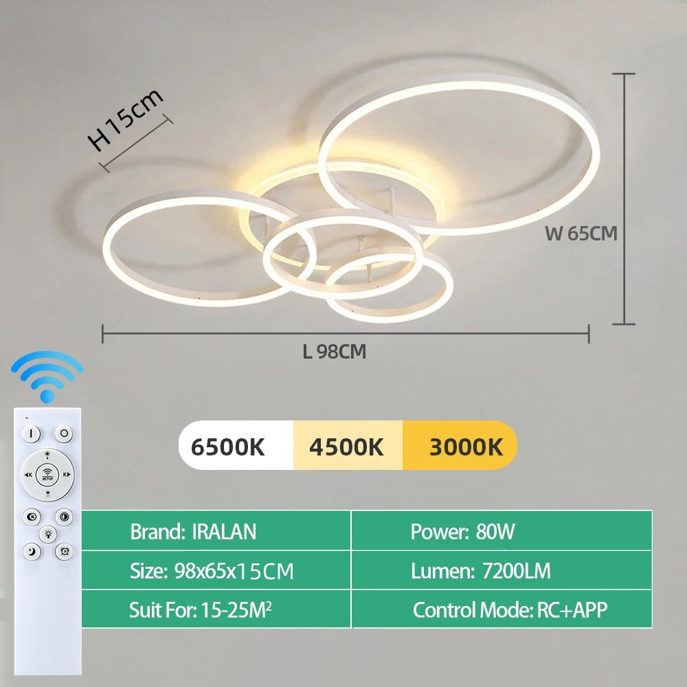 Round Creative Living Room Ceiling Light