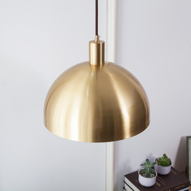 Nordic Solid Brass Cone Pendant Light