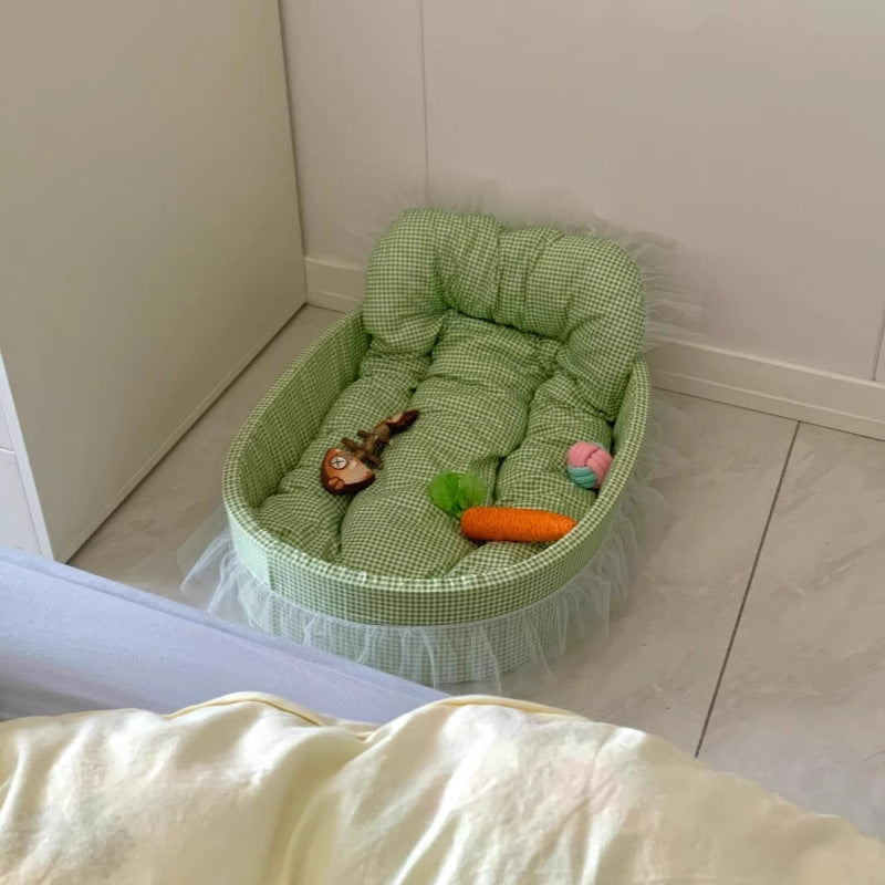 Plush Deep Sleep Cat Kennel