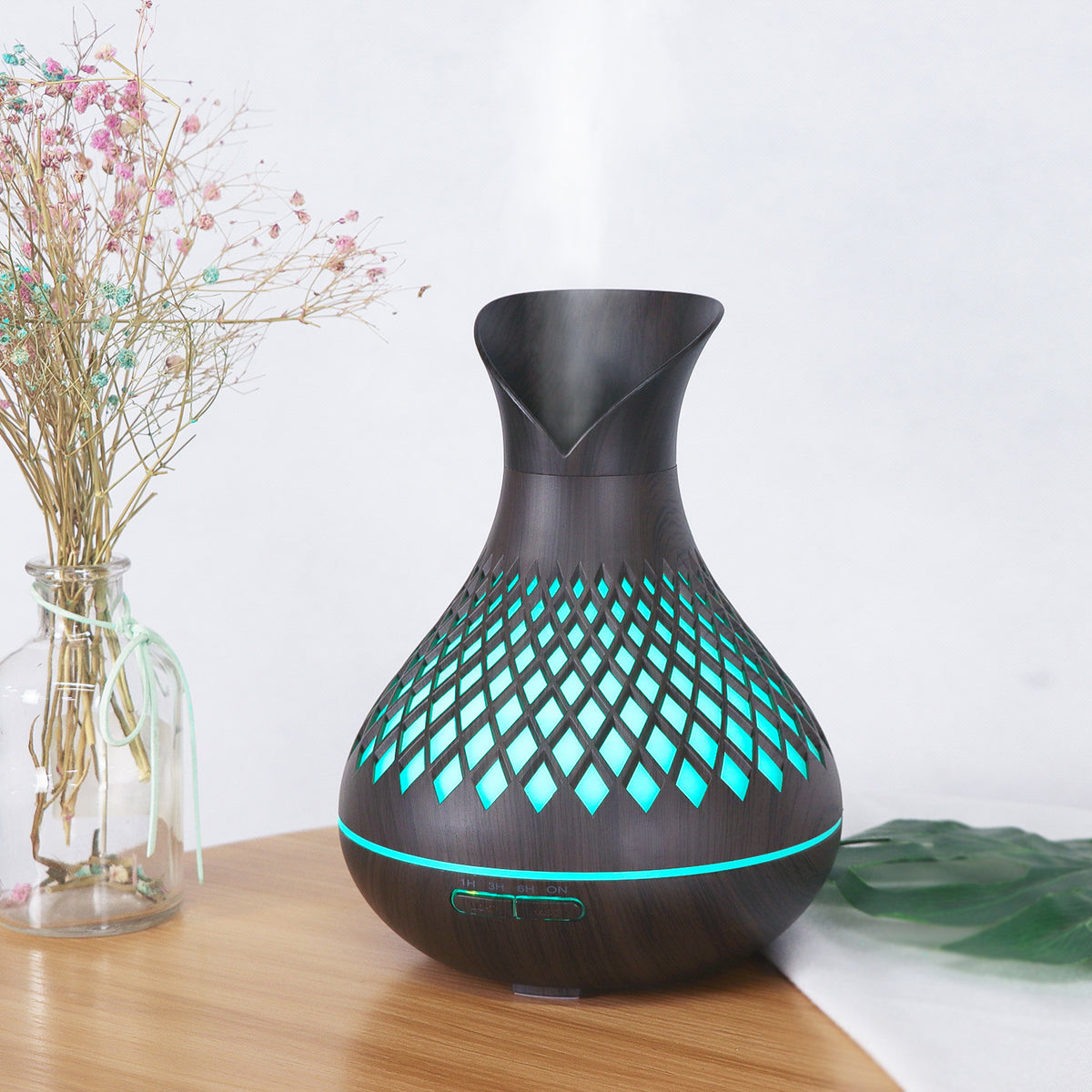 Wood Grain Essential Oil Aroma Diffuser with Humidifier Function