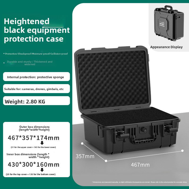 Durable Waterproof Plastic Protective Tool Case with Foam