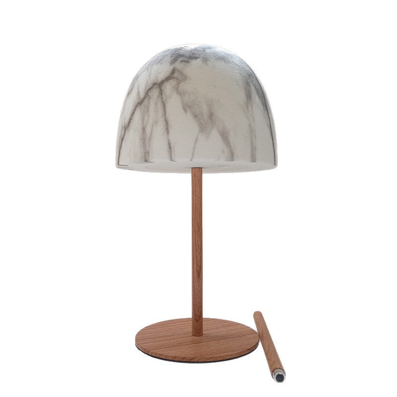 Marble Pattern Rechargeable Touch Table Lamp