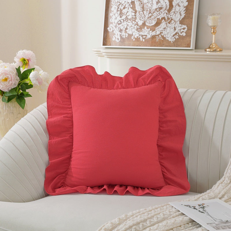 Solid color sofa throw blanket