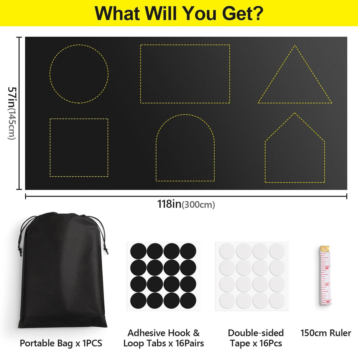 Portable Suction Cup Blackout Travel Curtain