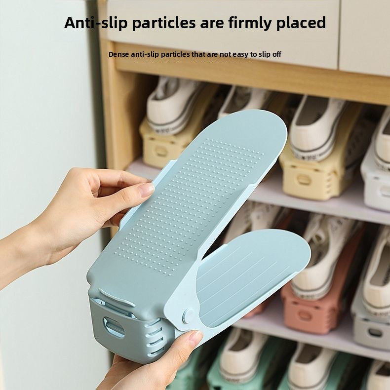 Adjustable Dual Layer Shoe Rack