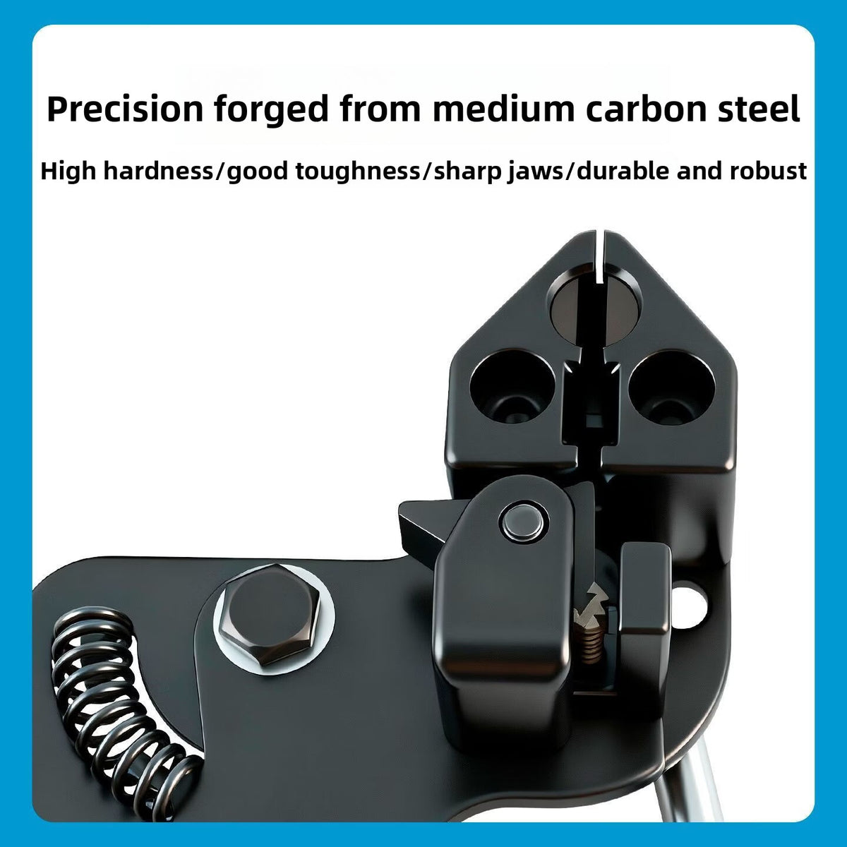 Self-locking stainless steel cable tie tool