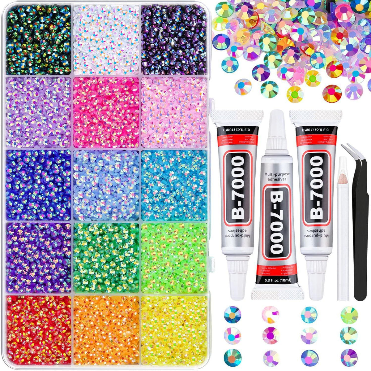Resin Rhinestone Set