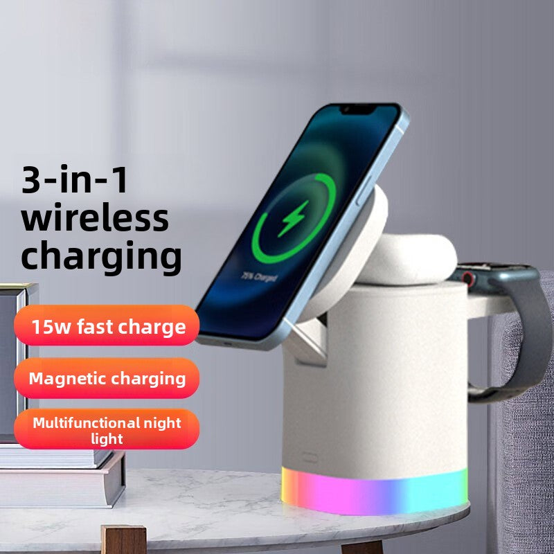 Wireless Charging Dock for Phone, Watch and Earbuds