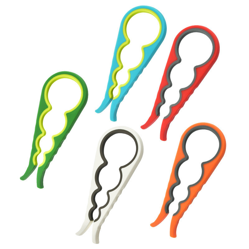 Multifunctional Four-In-One Can Opener Non-Slip Lid Opener