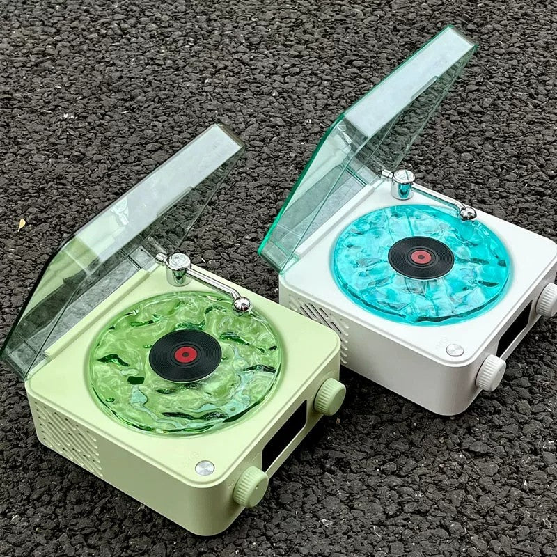 White noise Bluetooth audio wireless retro vinyl record player