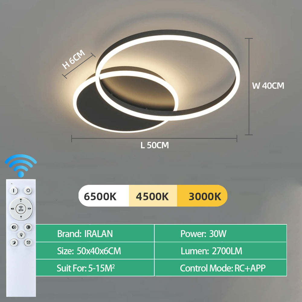 Round Creative Living Room Ceiling Light