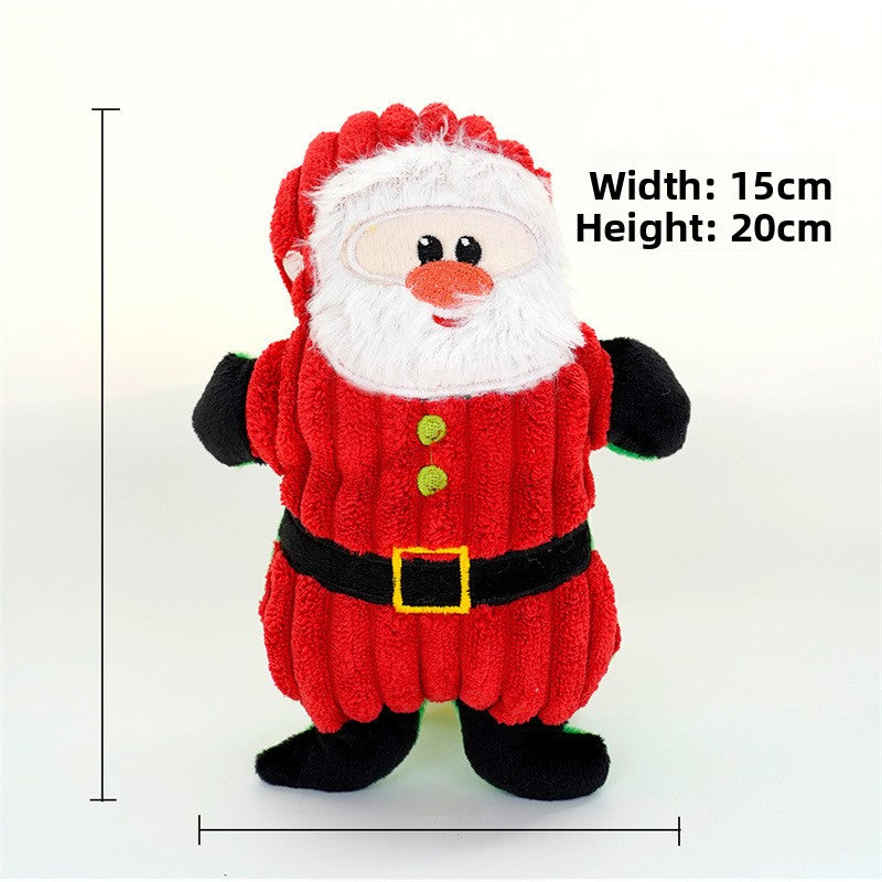 Christmas Plush Squeaky Dog Chew Toy