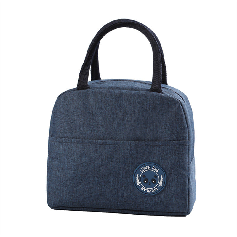 Large-capacity insulated folding lunch bag