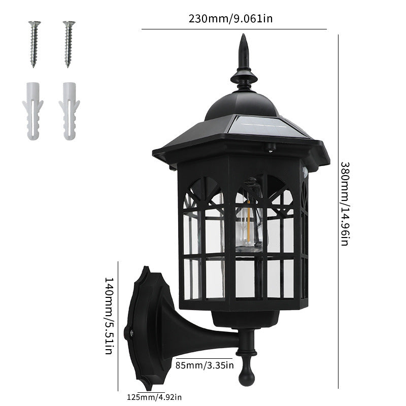 Solar-powered decorative road lights